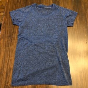 Lululemon swiftly tech blue shirt